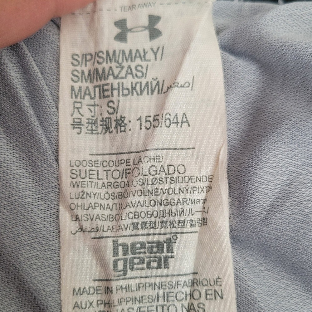 Under Armour HeatGear Womens Black Pink Geometric Print Running Shorts Small - Picture 8 of 8